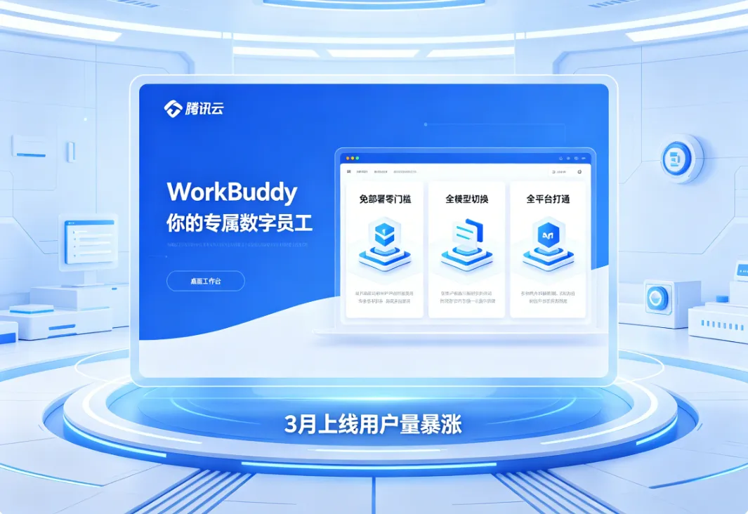 找迅易下单腾讯 WorkBuddy，还有专业 AI 场景落地服务加持！