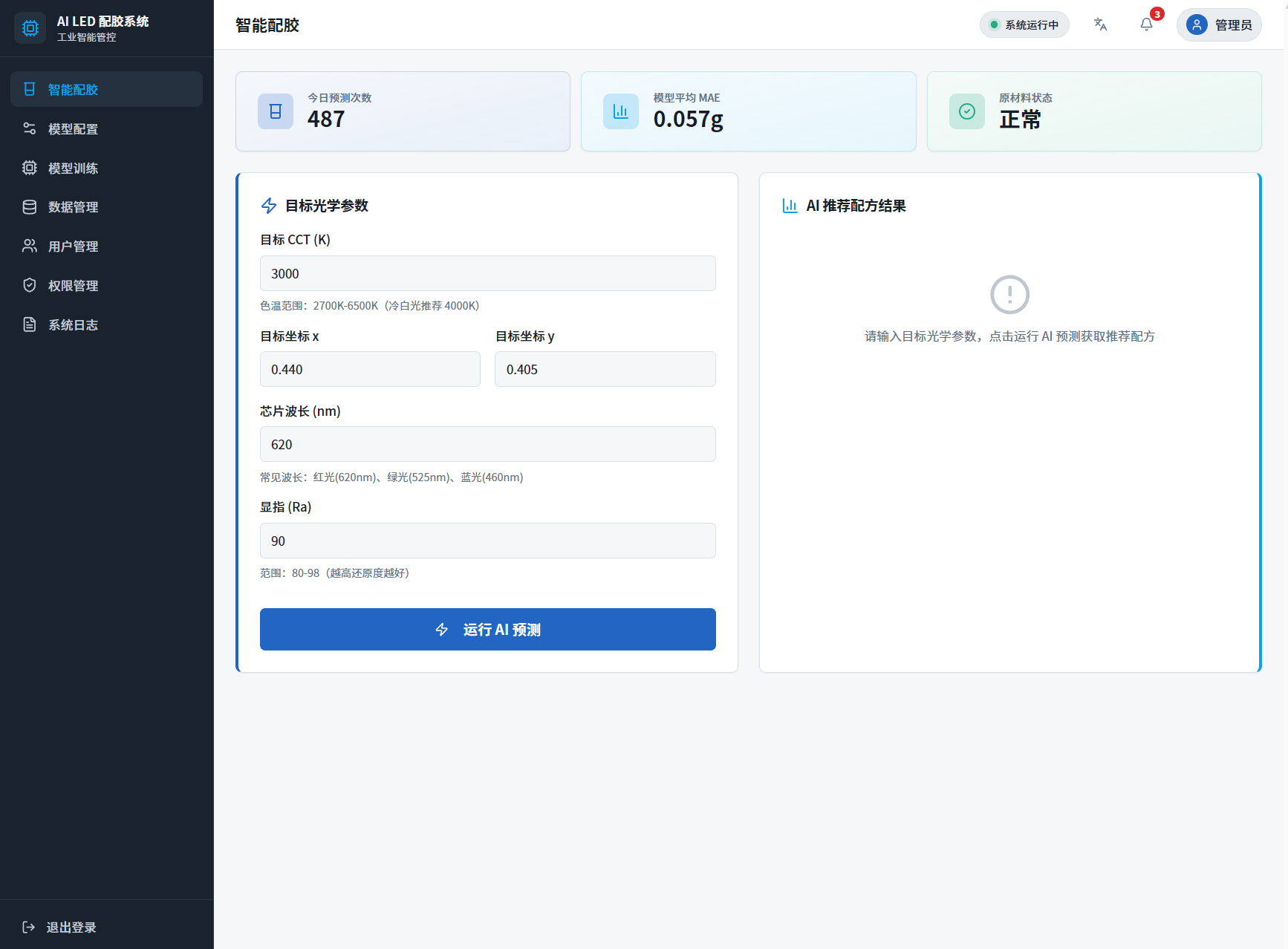 预测对比界面